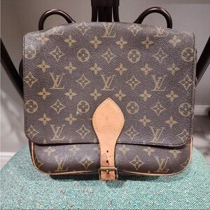 Louis Vuitton Monogram Canvas shoulder bag in Brown and Tan M51252